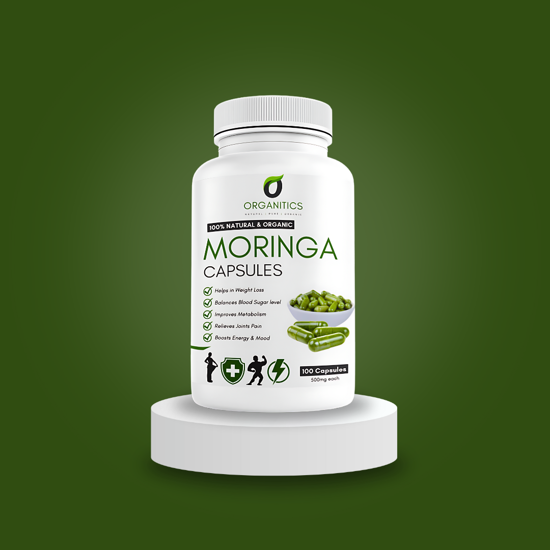 Moringa Powder Capsules | 100 Capsules